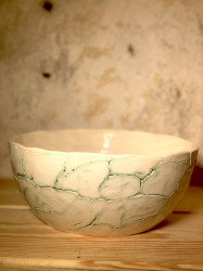 Ceramiczna Misa Zielona 27 cm
